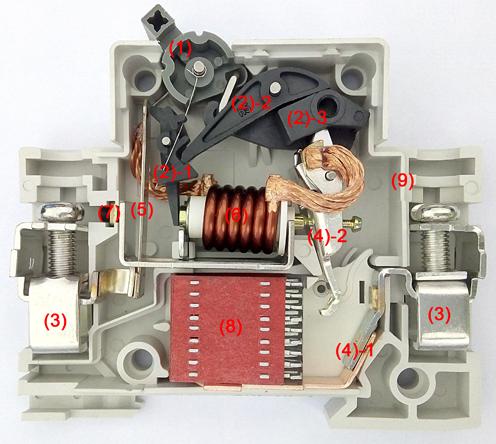 ساختار قطع کننده مدار مینیاتوری Wenzhou Juer Electric Co.,Ltd